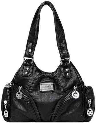 GSenhui Borsa a tracolla da donna a mezza luna, Hobo Halfmoon, borsa a tracolla da donna, tinta unita, piccola per donne e viaggi, A15 verde