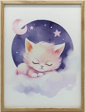 Zdjęcie Harmony Posters ŚPIĄCY KOTEK NA RÓŻOWEJ CHMURCE - Głogów Małopolski