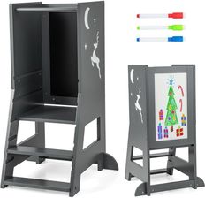 Zdjęcie Costway Pomocnik Kuchenny Podest Dla Dzieci Kitchen Helper - Sępopol