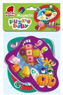 Roter Kafer Piankowe Puzzle Magnetyczne Lew I Hipopotam Dla Najmłodszych