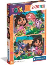 Zdjęcie Clementoni Puzzle 2X20 Super Kolor Dora - Borek Wielkopolski