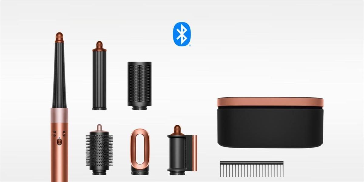 Dyson airwrap (正規品） DYSON Airwrap I.D. Straight Wavy Czerwono-Złoty 1300W