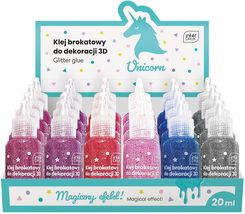 Zdjęcie Interdruk S.A. Interdruk Unicorn Klej Brokatowy Do Dekoracji 3D 20Ml - Rzeszów