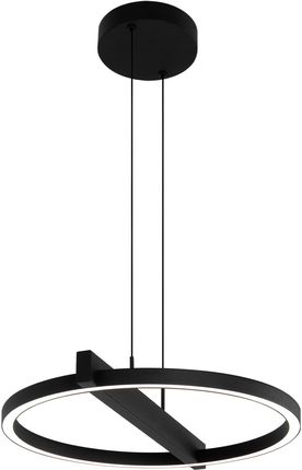 Lampa wisząca LED do salonu, czarna K-8230 z serii TIVOLI