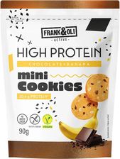 Zdjęcie Ciasteczka mini proteinowe czekoladowo-bananowe bez cukru 90g Frank&Oli - Stargard