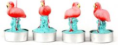 Zdjęcie Świeczki Tealight Flamingi 4 Szt. Panon (012AKR2) - Kowal