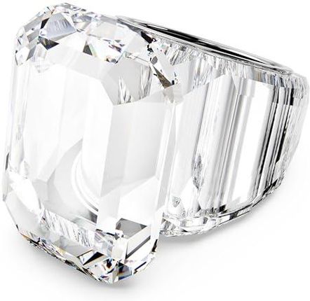 Swarovski  Pierścionek Koktajlowy Lucent, Szlif Ośmiokątny, Biały