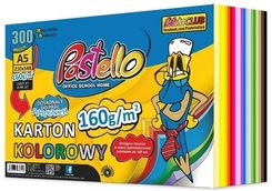 Zdjęcie Alfa Pastello Karton Kolorowy A5 160G 20 Kolorów 300 Arkuszy - Buk