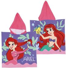 Zdjęcie Ponczo Kąpielowe Ręcznik Mała Syrenka Arielka 50X100Cm - Świebodzin