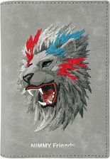 Zdjęcie Portfel na dokumenty NIMMY Raptor Lion Szary - Kęty