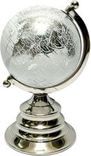 Zdjęcie Dekor Pap Glob Ziemi Biało-Srebrny  - Bukowno