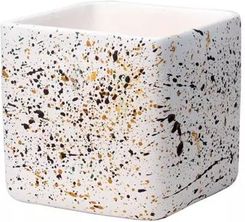 Zdjęcie Eko-Ceramika Osłonka Horti 10x10x10cm Biała Lastryko - Nowogard
