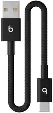 Zdjęcie Beats Usb A To C Woven Short Cable Bolt Black - Pobiedziska