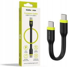 Zdjęcie Mobile Origin Kabel Ładująco Przesyłowy Compact Cable Usb C 60W 480 Mbps 10Cm Czarny - Sulęcin