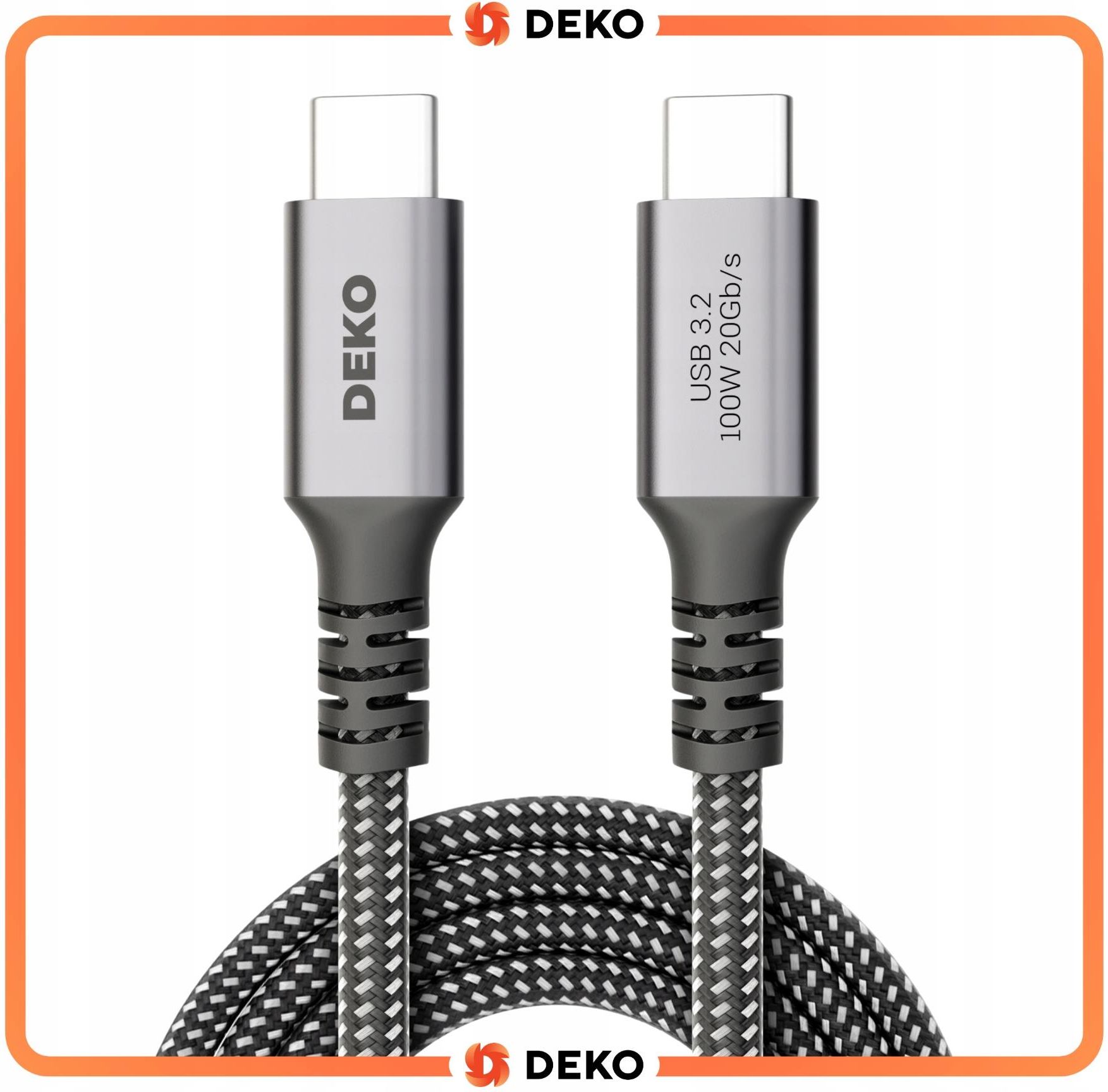 Deko Kabel Usb C 100W Usb3 2 Typ Andrioid Macbook 100 Cm - Opinie i ...