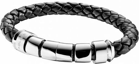 Police JEWELER'S PJ24691BLB01L. Bransoletka, Kolor czarny. Mężczyzna.