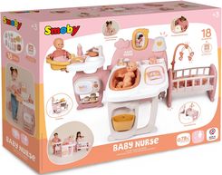 Zdjęcie Smoby Baby Nurse  Kącik Opiekunki Dla Lalki 42Cm Domek + Akcesoria 220394 - Nowogród Bobrzański