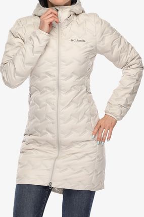 Płaszcz puchowy damski Columbia Delta Ridge II Long Down Jacket - dark stone