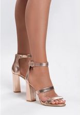 Zdjęcie Bellucci Szampańskie Sandały Na Słupku 40 - Lipno