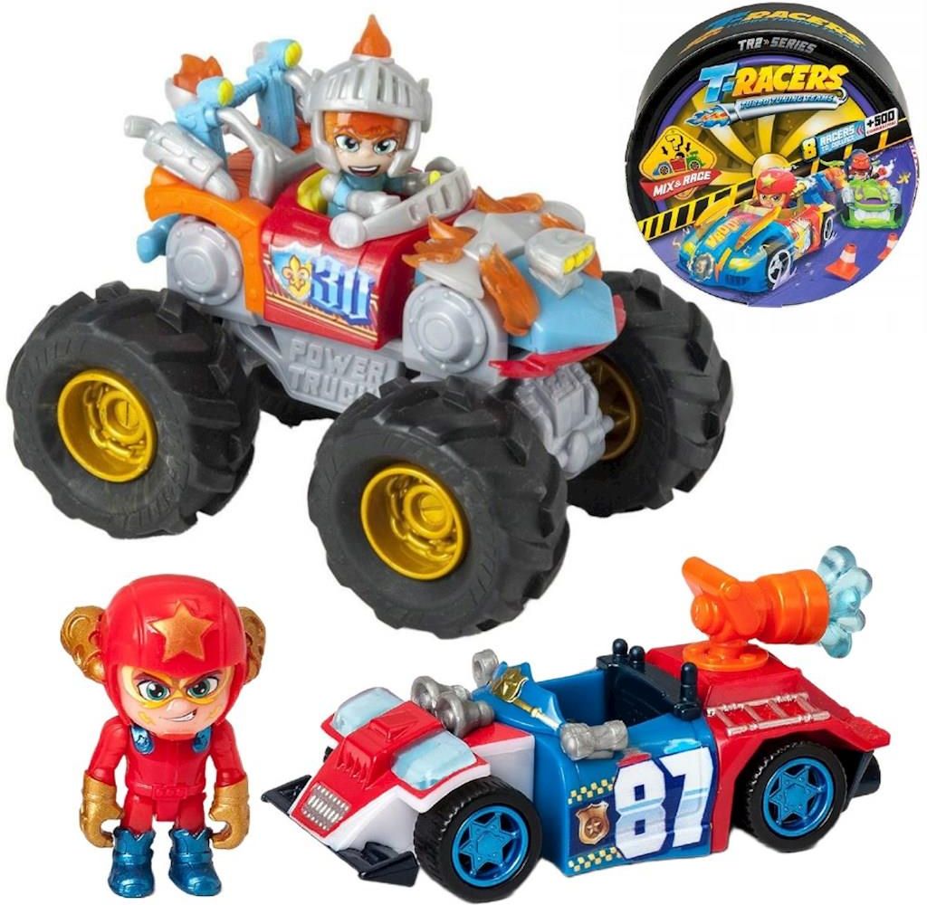 Magic Racers Magic Box T-Racers Zestaw Autko Mega Striker Power Trucks Z Figurką ...