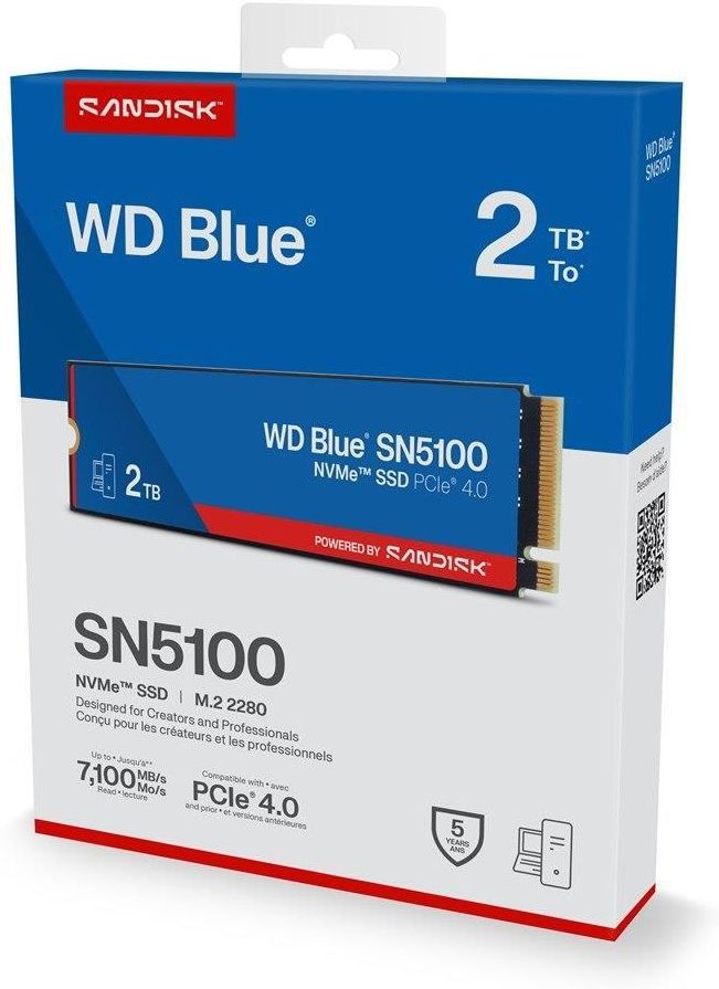 Dysk SSD Wd Blue SN5100 2TB PCIe M2 (WDS200T5B0E) - Opinie i ceny