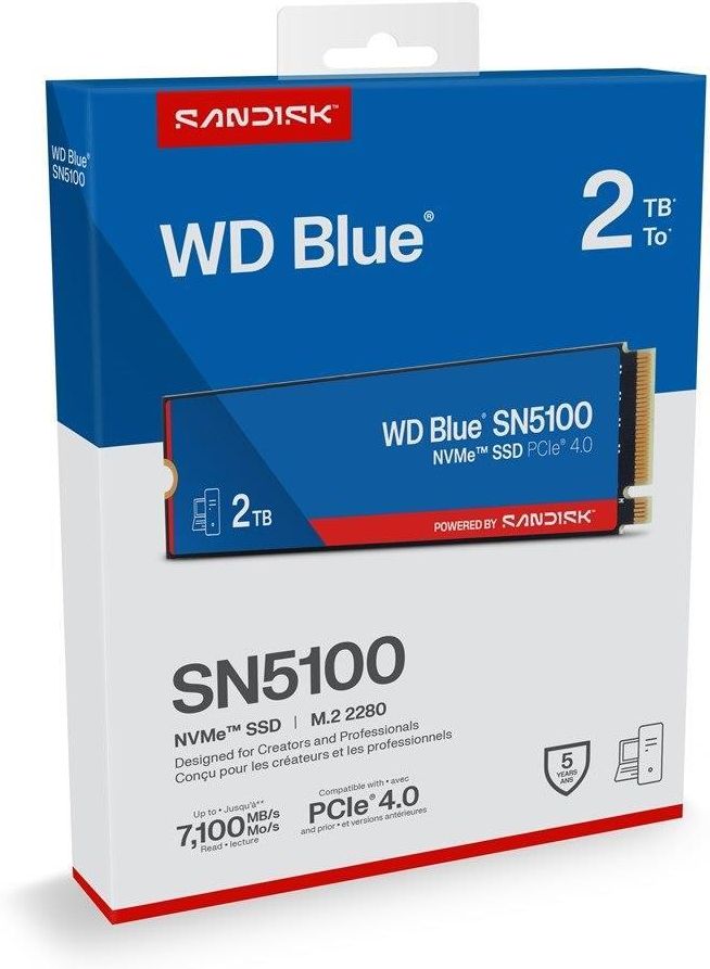 Dysk SSD Wd Blue SN5100 2TB PCIe M2 (WDS200T5B0E) - Opinie i ceny