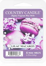 Zdjęcie Country Candle Lilac Macaron wosk do aromaterapii 64 g - Kościan