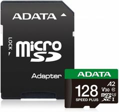 Zdjęcie Adata 128GB microSDXC Speed plus UHS-I U3 V30 (UD128GUI3V30A2SPRA1) - Przasnysz