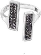 Zdjęcie Spark Crystal Jewellery PIERŚCIONEK SPARK Glow Silver Night PFMP1SN - Dobrzyca