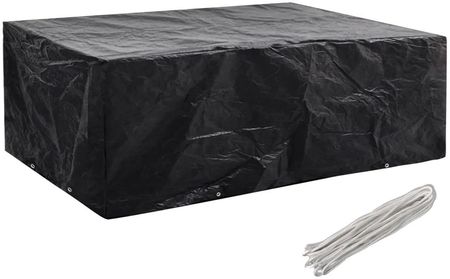 Gravora Pokrowiec Ochronny Z Pe Na Meble Ogrodowe Czarny 242X162X100cm G09131751