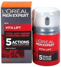 polecamy Męskie kosmetyki do pielęgnacji twarzy L'Oreal Men Expert Vita Lift 5 40+ Krem Nawilżający Przeciw Starzeniu 50Ml