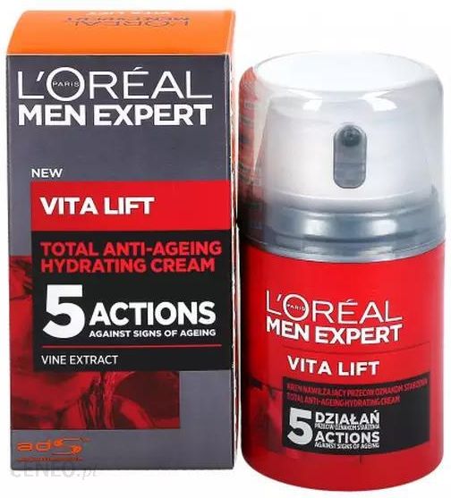 L'Oreal Men Expert Vita Lift 5 40+ Krem Nawilżający Przeciw Starzeniu 50Ml