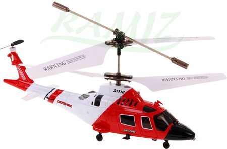 Helikoptery zdalnie sterowane R/C S111G Czerwony Syma