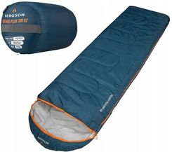 Zdjęcie Bergson Śpiwór Prostokątny Square 200 Ez Plus Niebieski 2W1 Zamek Prawy - Jaworzno