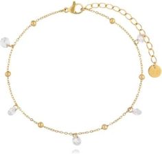 Zdjęcie By Dziubeka Bransoletka na nogę z kryształkami BNSY0060 - Strzelce Krajeńskie