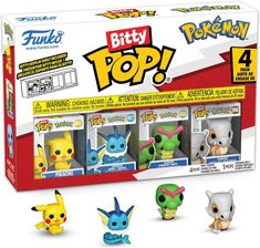 Pokémon Bitty POP! - 4-Pack Series 1 2,5 cm
