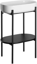 Zdjęcie Sapho Konsola z Umywalką PUNO 550x860x360mm Czarny SKA570-2-01 - Warszawa