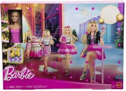 Zdjęcie Barbie Adwentowy kalendarz modowy Zestaw: lalka Barbie i 24 niespodzianki JFL63 - Swarzędz