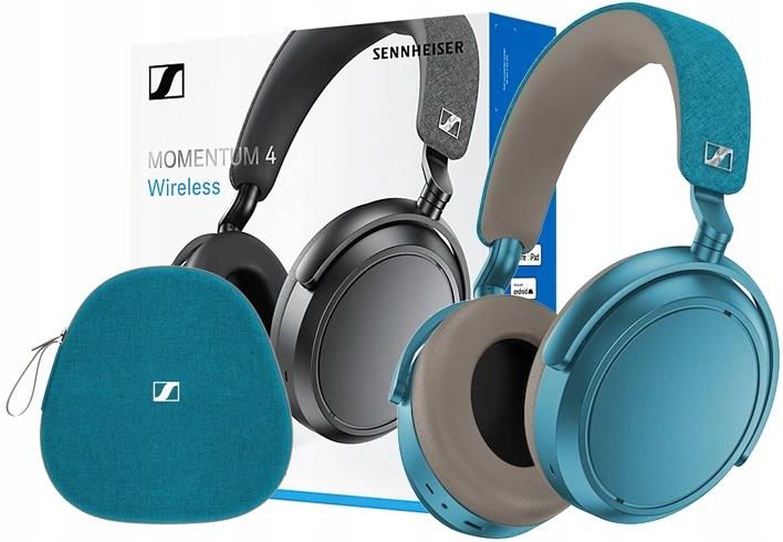 Słuchawki Sennheiser Momentum 4 Wireless Turkusowe - Opinie i ceny