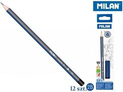 Zdjęcie Milan Ołówek Trójkątny 2B 12Szt. 5142Akr2 - Sierpc