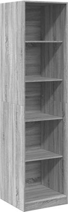 Gravora Szafa Do Przedpokoju Z 5 Przegródkami Szary Dąb Sonoma 50x50x200cm (G09142409)