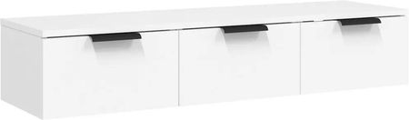 Gravora Szafka Wisząca Z Szufladami Drewnopochodna Biała 102x30x20cm (G0247613)