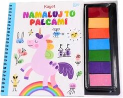 Zdjęcie Kayet Jednorożec Namaluj To Palcami Kolorowanka Z Farbkami 3+ 7223Akr2 - Dobrzyń nad Wisłą