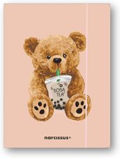 Zdjęcie Narcissus Teczka A4 Z Gumką Teddies Miś Z Boba Tea - Marki
