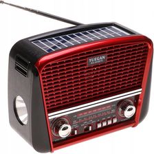 Zdjęcie Radio RETRO Przenośne SOLARNE Głośnik Latarka MP3 USB Solar BLUETOOTH 1430 - Buk