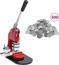 Gravora Maszynka Do Robienia Przypinek Z Zestawem Form 25mm Czerwona 29X16X50cm G01125702