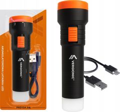 Zdjęcie Latarka LED Vergionic z akumulatorem Li-ion 300 mAh miniUSB 2xLED - Małogoszcz