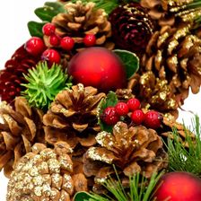 Zdjęcie Detal-Met Wianek Dekoracyjny 34cm Wielokolorowy Plastik Inny - Gryfice