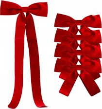 Zdjęcie Edelman Dekoracyjna Kokarda Czerwona 4 szt. 48cm Plastik - Tomaszów Lubelski