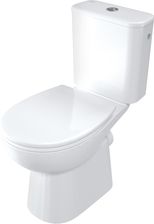 Zdjęcie Miska WC kompakt bezkołnierzowa Deante Funkia Evo biała CDFD6RPS - Myślibórz